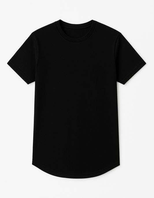 Longline Curved Tee
